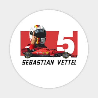 Sebastian Vettel 5 Magnet